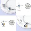 Kupfer Blaumond Glühwürmchen Dekorativer Anhänger Charm Kompatibel Mit Original Armband Armband Charm Perlenkette Diy Damen Schmuckstück