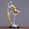 Sculpture de Danseuse Style Européen Figurine Élégante de Femme Dansante Cadeau d'Anniversaire Mode Décoration de Maison Artisanat