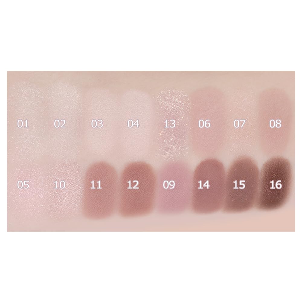 Wakemake Soft Blurring Eye Palette 02 Lively Blurring