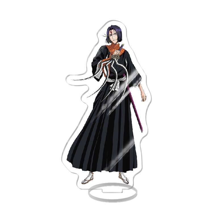 Hot Anime Bleach Figure Kurosaki Ichigo Urahara Kisuke Aizen Sousuke Cosplay Acrylic Stand Model Plate Desk Decor Standing Sign