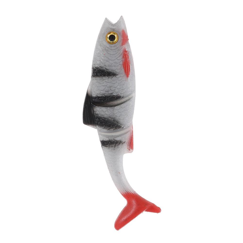 

Мягкие рыболовные приманки с Т-образным хвостом 8 см Имитированная приманка Разноцветные рыболовные снасти Рыбалка 1pc