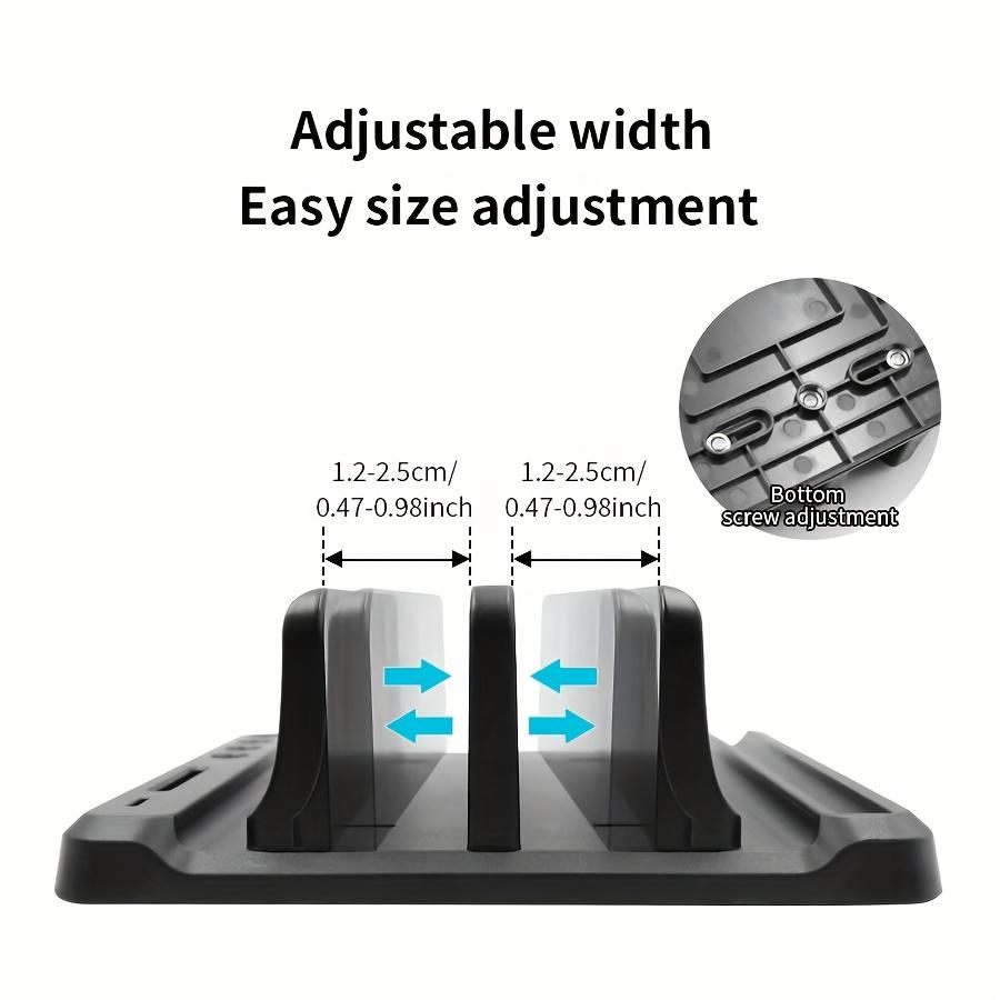 Vertical Laptop Stand Plastic Portable Macbook/Tablet/Phone Holder Universal Storage Rack Notebook Dock Space Save Accessory