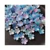 Gradient Pearl Five Petals Flower Beads for Jewelry Making Bracelet Necklace Diy End Spacer Beads Accessories