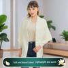 Damen Dreiecksschal aus Wollmischung - Gemütlich und warm für Herbst/Winter, ideal für klimatisierte Räume.