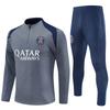 Halbzip Bestickter Fußball Trainingsanzug Set Arsenal Barcelona Real Madrid Camouflage Fußballanzug