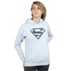DC Comics Womens/Ladies Superman Floral Logo 1 Hoodie