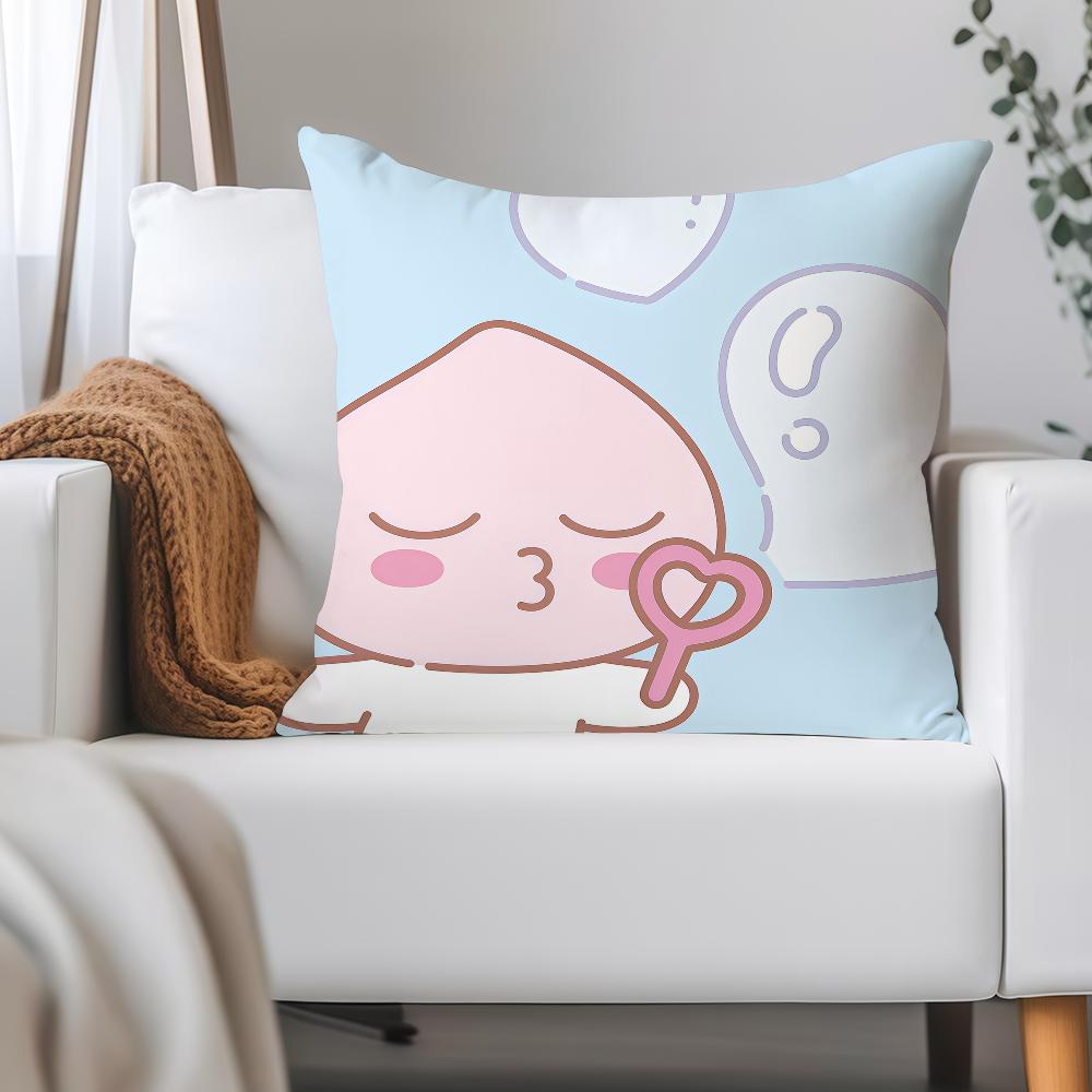 

Cartoon K-KAKAO CUTE F-FRIENDS Pillow Case Applicable Space For Guest Rooms Interiors Cars Office House Decoration 12x12Inch