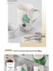 Trendy Japanese Ceramic Coffee Mug with Spoon & Lid – Home Gift Souvenir