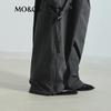 MO&Co. Women's Low-Waist Wide-Leg Cargo Pants