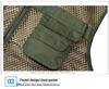 Gilet a Rete Multi-tasche Traspirante Estivo da Uomo - Taglie Forti, Giacca Senza Maniche per Pesca e Fotografia