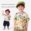 KuWaMi Boys' Summer Cartoon Print T-Shirt