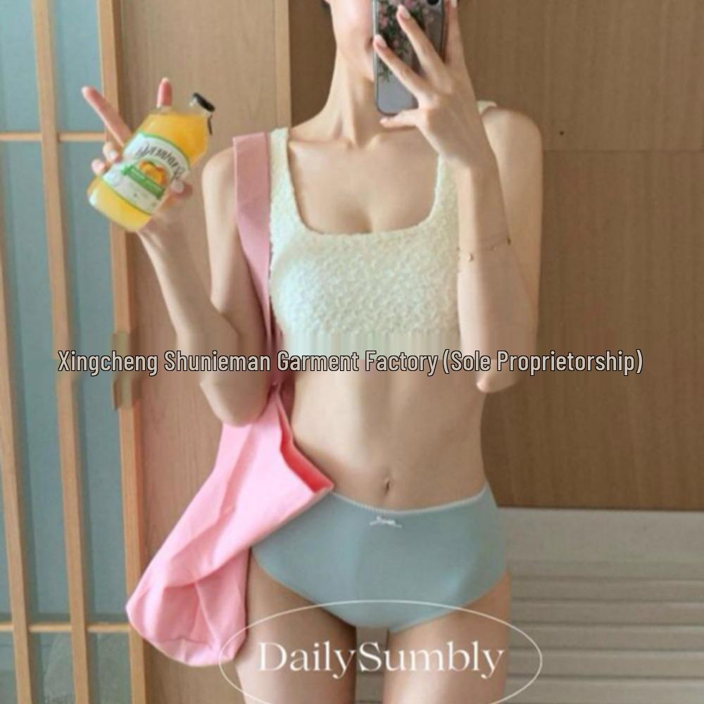

Women s High-End Color Block Bikini Swimsuit Extra Large білий