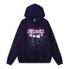 American Streetwear Hip Hop Letter Print Hooded Tracksuit Set Couples Casual Fashion