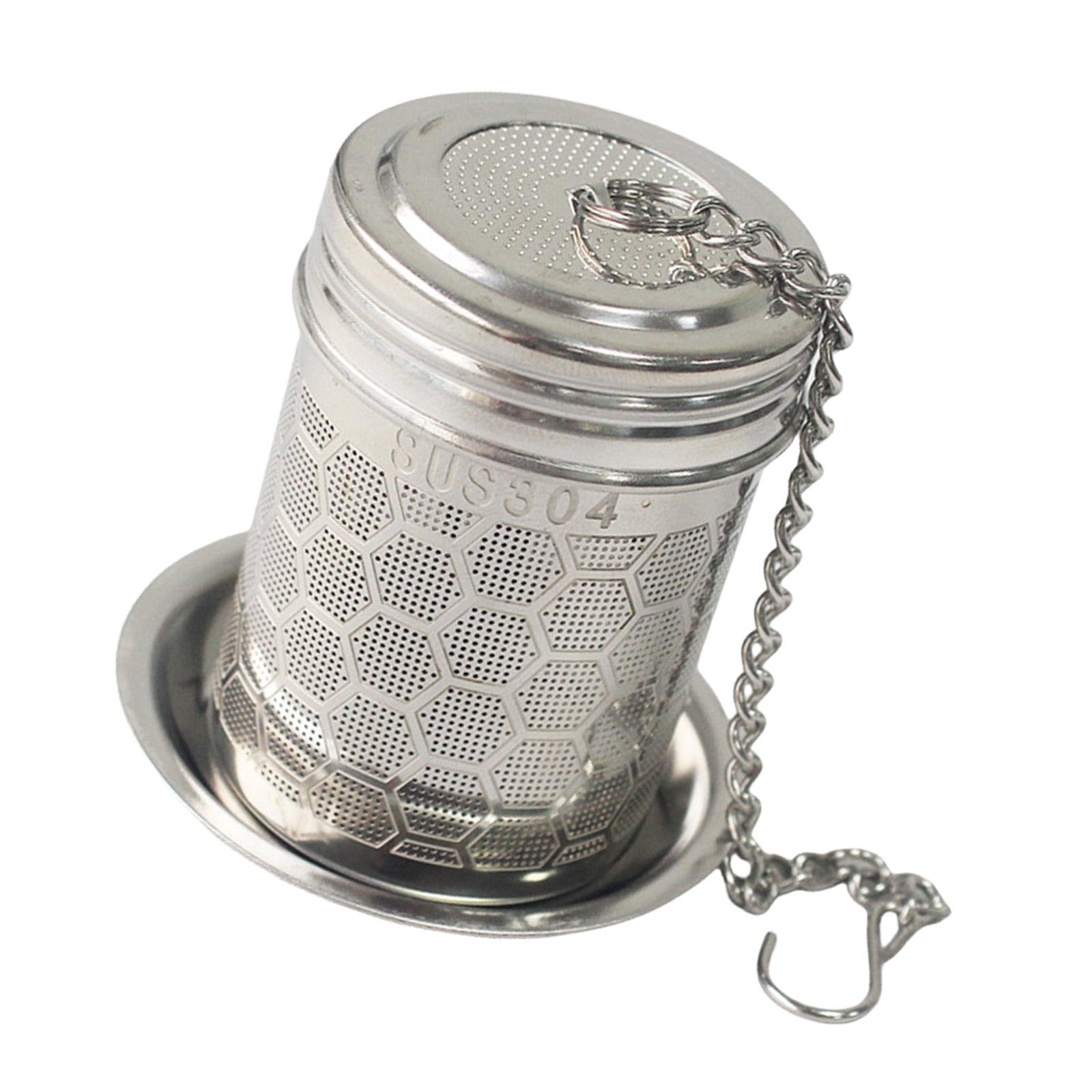 

Чайник-заварник из нержавеющей стали 304 с фильтром и поддоном для сбора капель, металлическая текстура, аксессуар для чая для дома и офиса A