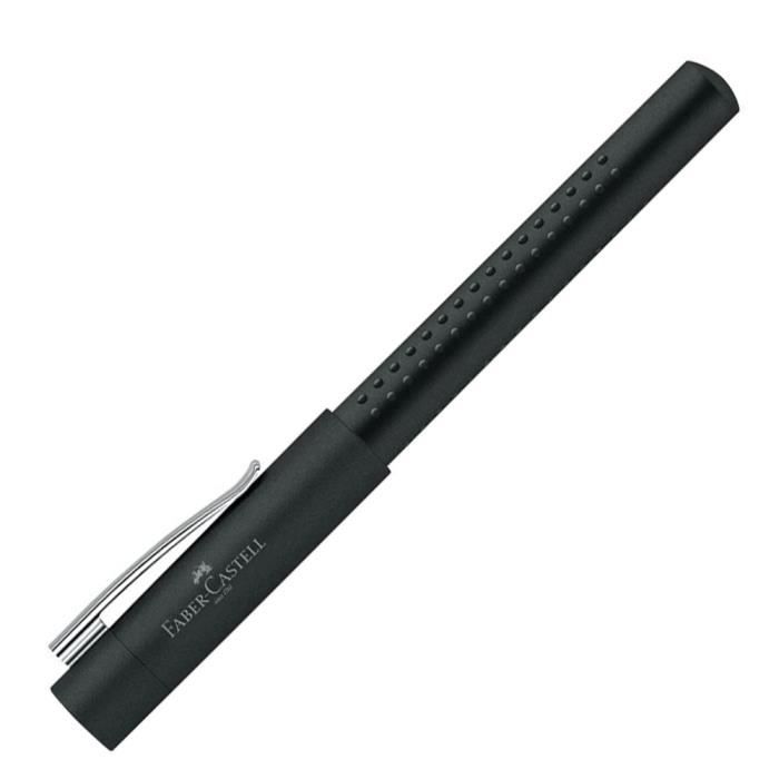 Stylo plume - FABER-CASTELL - Grip Noir - Plume moyenne - Pour enfant - Mixte