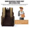 Large Vintage Canvas Backpack,14 Inch Work Laptop Bags College Shoulder Bag, Hiking Travel Backpack for Men Schoolbag Bags