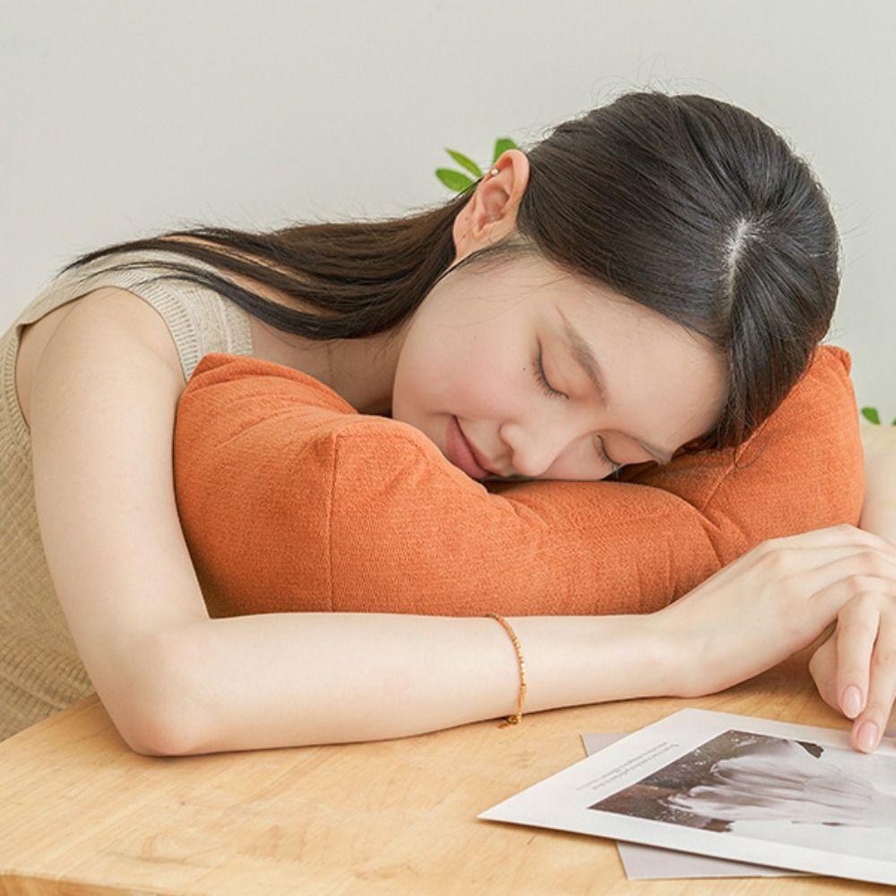 Comfortable Ergonomics Chair Backrest Cushion Short Soft Lumbar Pillow Thickened Breathable Napping Pillow Sofa