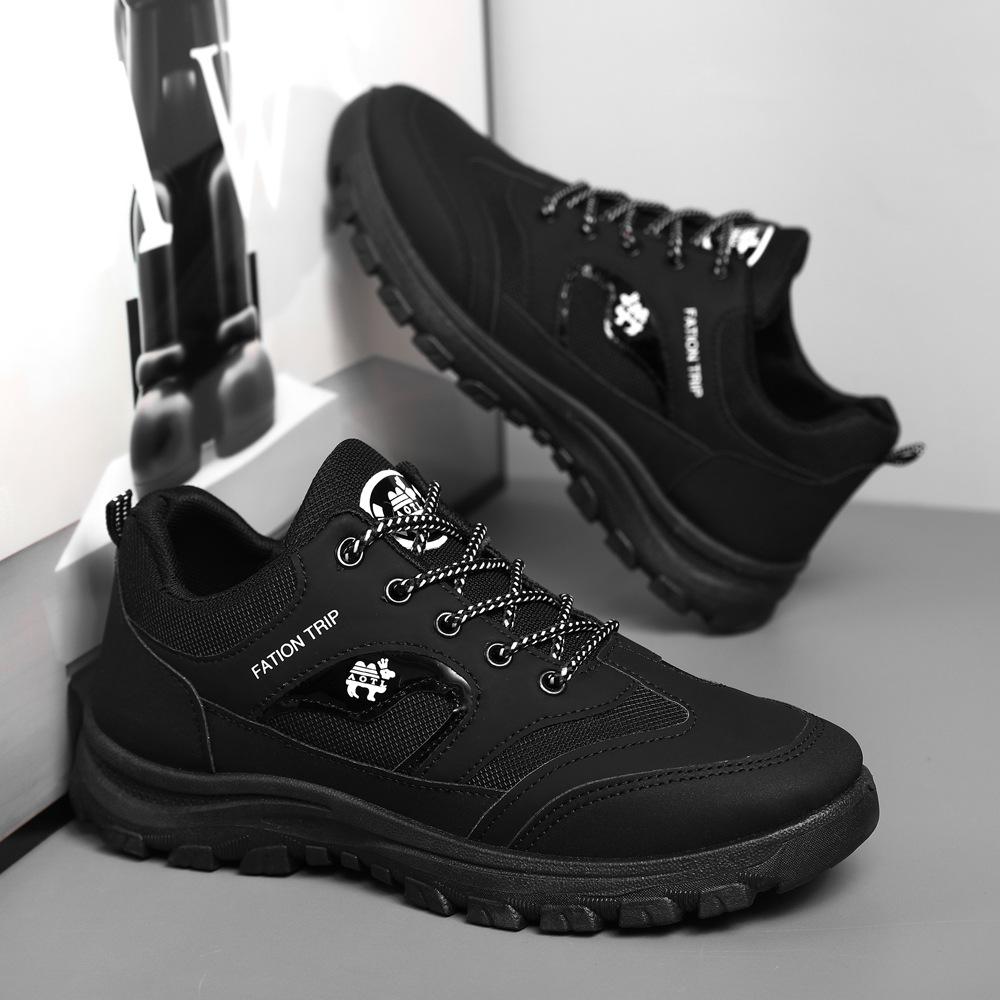 Outdoor Mountaineering Men's Sports Casual Shoes Spring and Autumn 46 Size Large Size Platform Running Shoes Men