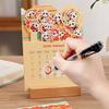 DIY Desk Calendar Wooden Base Monthly Planner New 2026 Desktop Calendar  New Year