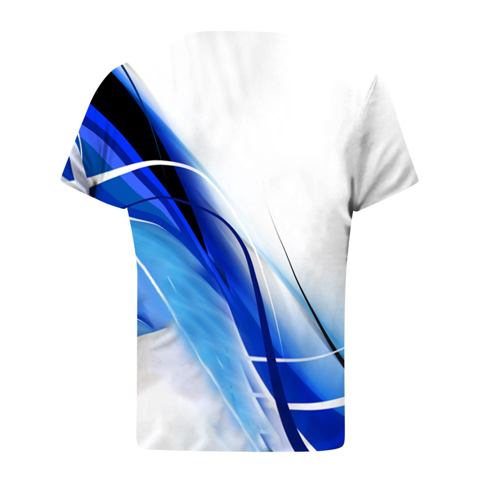 Мужская футболка с коротким рукавом и принтом — фото 4