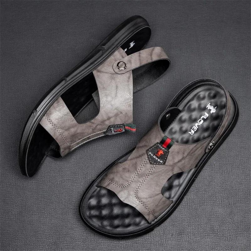 Male Shoe Open Toe Indoor With Platform Height Slippers Men's Sandal V Daily Use Buy Descount on Offer Outdoor Luxury 2024 Adult