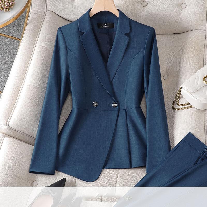 

Жіночий піджак-блейзер, жіночий піджак, дизайн темпераменту, відчуття OL, нішева мода, кар єрний, офіційний одяг, для співбесіди, робочий одяг, офіційні костюми XXL