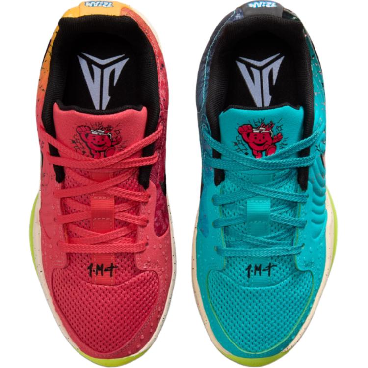 Nike Kool-Aid x Ja 2 GS Mixed Berry Barnesneakers Flerfarget Klar-Karmosinrød Flat-Sølv IF3948-800