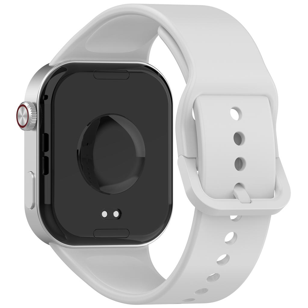 For Xiaomi Redmi Watch 6 Silicone Watch Band Replacement Strap Pin Buckle Wristband