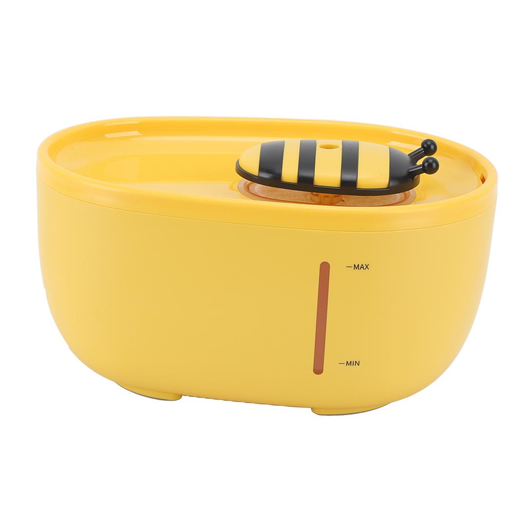 Pet Water Fountain Quiet Automatic Circulation Filtering Cute Cat Dog Water Dispenser for Small Medium Pets 2L