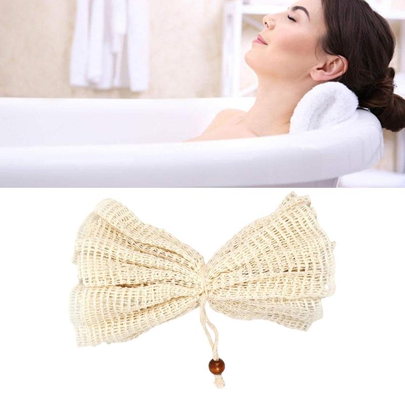 Sisal Loofah Bath Sponges for Gentle Exfoliation and Deep Cleansing for Any Body Wash