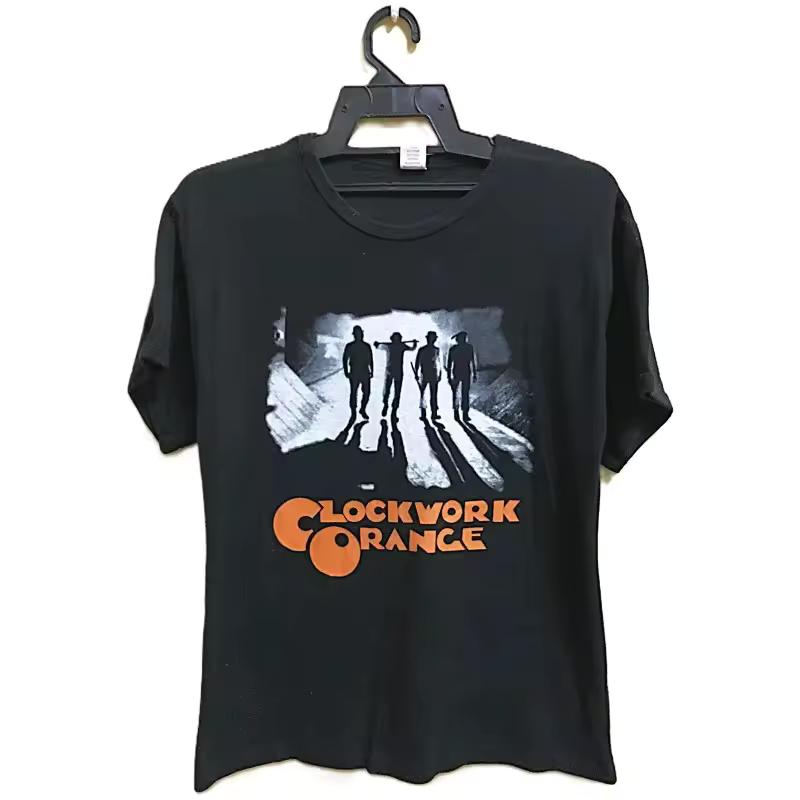 Retro Y2K Clockwork Orange Stanley Kubrick Movie Punk T shirt Men's T shirt Summer New Casual Fashion Unisex