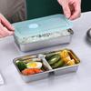 Stainless Steel Fresh-keeping Bento Box Compact On Go Snacking 304 Stainless Steel Fresh-keeping Box