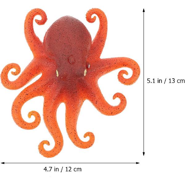 Mochi Animals Soft Squeeze Toys Lifelike Octopus Shape Novelty Press Stress Toy Accessories Cartoon Animal Vent for Ornament Adorable Vent Toys