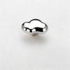 1 Set Simple Wardrobe Door Drawer Cabinet Accessories Bright Silver Handle New Chinese Furniture Single Hole Small Handle