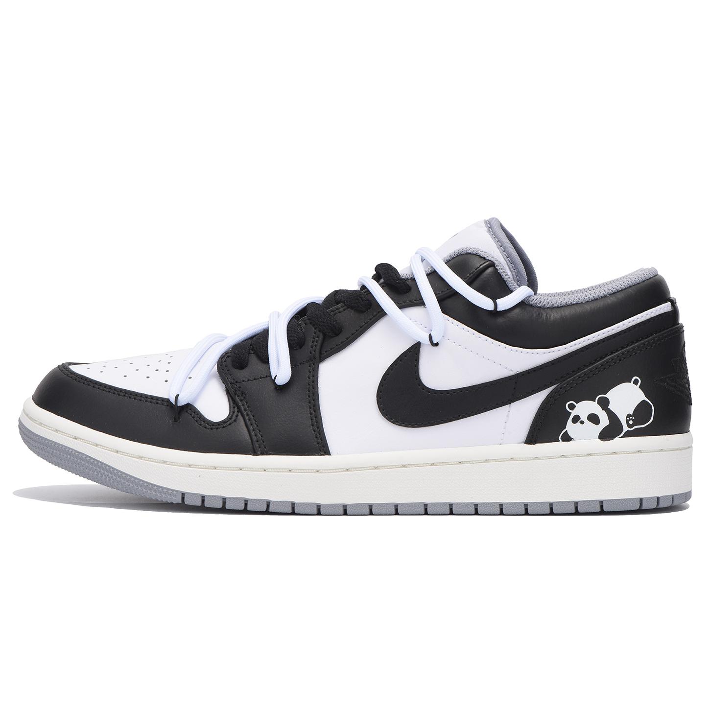 

Jordan Air Jordan 1 Slip Resistant Coverage Balance Impact Resistant Low top Vintage Basketball Shoes Men s Black Gray 553558-053(Team59-) 45