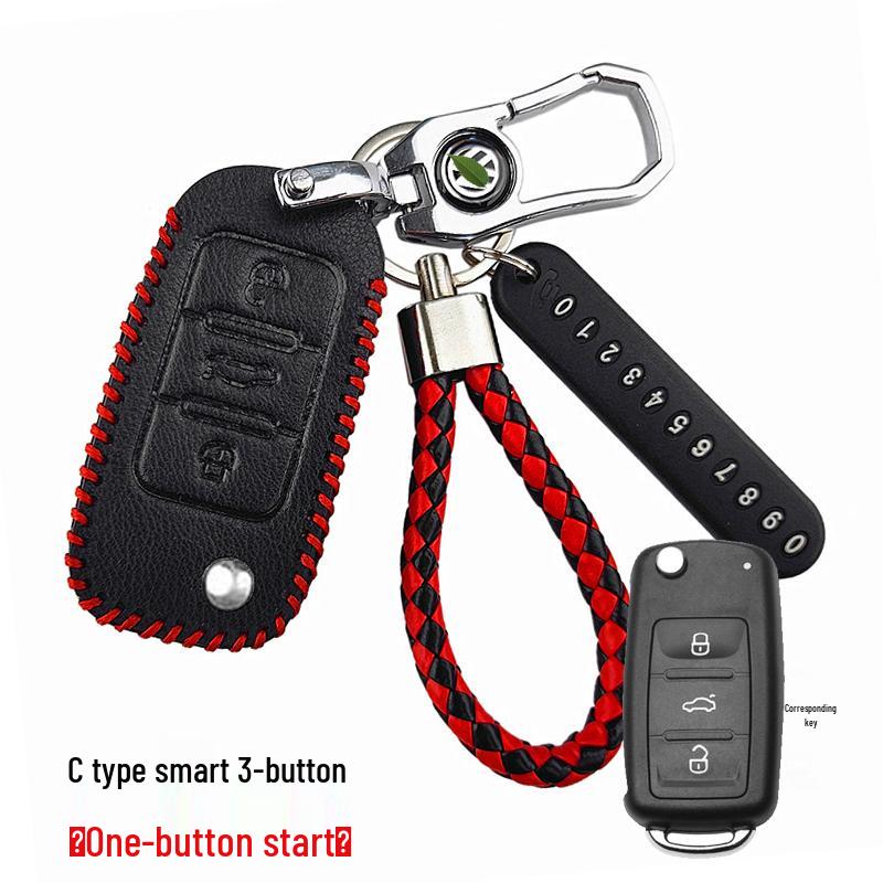Volkswagen Key Cover for Lavida Plus, Sagitar, Bora, Jetta, Santana, Polo & 2023 Models