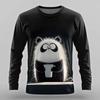 Cute Animal Cats Pattern 3D Printed Men's Women's T-Shirt Autumn Daily Casual Round Neck Long Sleeve Tees Oversize Creative Tops
