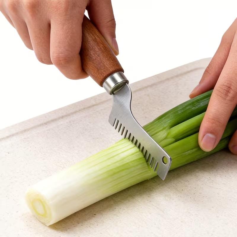 Ferramenta para Cebolinha Picada Picador de Cebolinha de Cozinha Faca de Moer Ferramenta Especial para Picar para Seda Ultra Fina