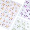 Sweet Lily Flower Nail Decals Jelly Nail Art Decorations Self Adhesive Engraved Flower Stickers Diy Manicure Accessories
