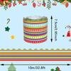 Paper Decorative Stickers No Adhesive Bulletin Board Border New Stickers  Christmas
