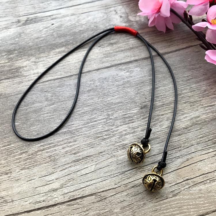 

Bai Fengjiu bell anklet Sansheng III hand-woven pendant women s bag pendant Donghua Emperor token of love