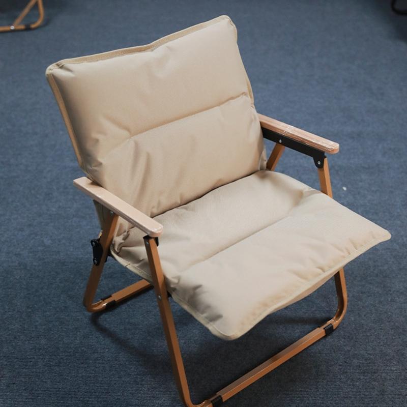 Comfortable Camping Chair Pad Outdoor Chair Cotton Cushion Stadium Seats Pad for Travel Picnic Beach Music Festival