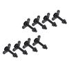 8pcs M8x60 L Track Double Lug Thrded Stud Nut Fitting 6000lbs Load Capacity for Truck Bed Trailer Pickup RV ATV