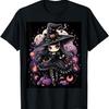 Spellbound Spirits_ Halloween Witch Art T-Shirt