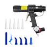 310ML Luft-Kartuschenpresse/ Pneumatischer Kartuschenspender Silikondichtstoff-Applikator Glasverklebungswerkzeug Bau-Kartuschenpresse