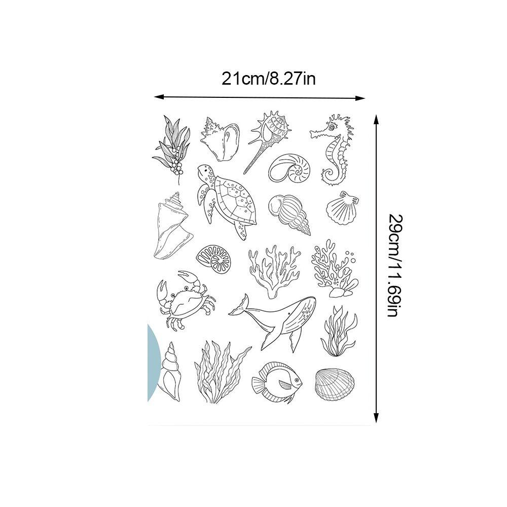 Flowers and Ocean Embroidery Pattern Stitching Embroidery Paper  Sewing Lovers