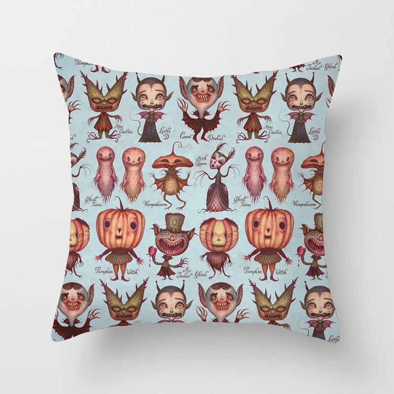New Halloween Pumpkin Series Home Decoration Pillow Cushion Halloween Pillow Cover