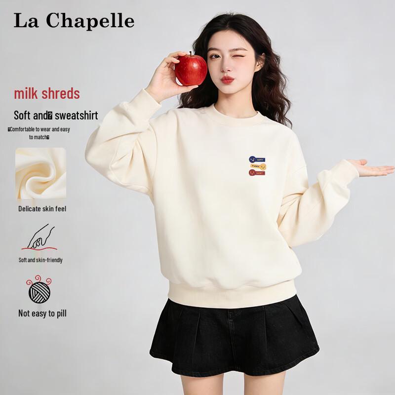 La Chapelle Women s 2026 Spring/Autumn Round Neck Sweatshirt S