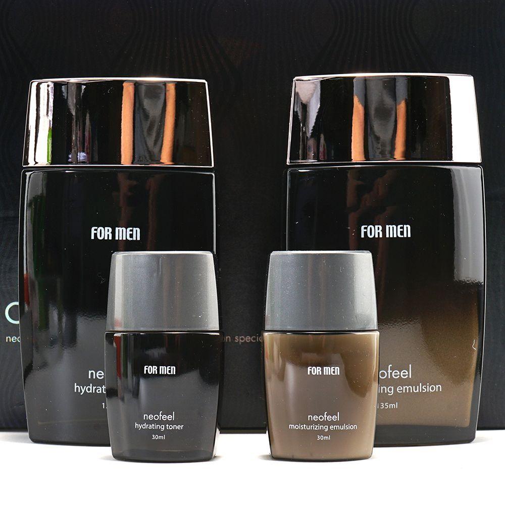 Men s skin lotion set for rough skin with enlarged pores