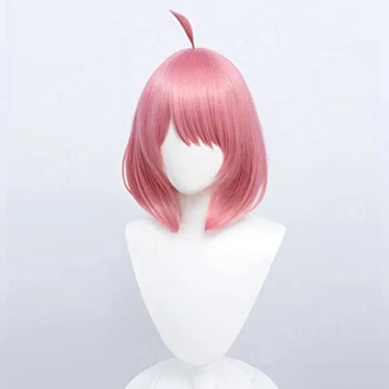 Anime Spy Family Anya Fake Cosplay Kostuum Peuter Kinderen Anya Cospla Kawaii Zwarte Jurk Feestkleding Pruik Halloween Vrouwen Gir L